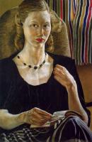 Stanley Spencer - Portrait Of Daphne Spencer